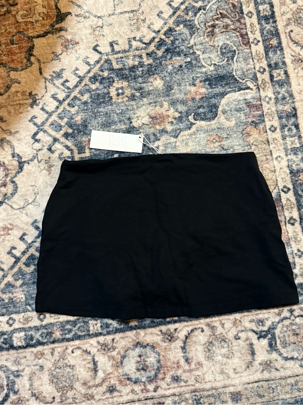 NWT CROP SHOP BOUTIQUE CSB Micro Mini Skirt - Black - Size small - Picture 6 of 9
